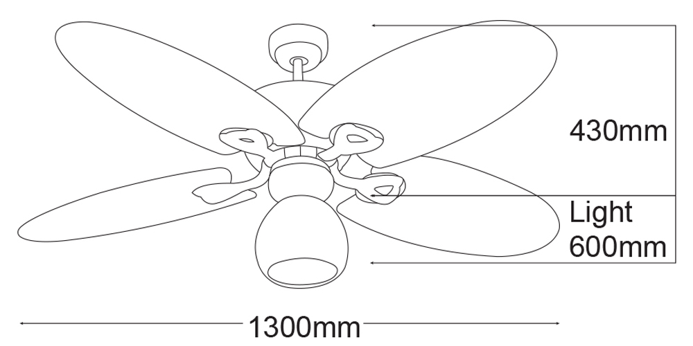 Hamilton 52 Ceiling Fan Martec Australia Ceiling Fans