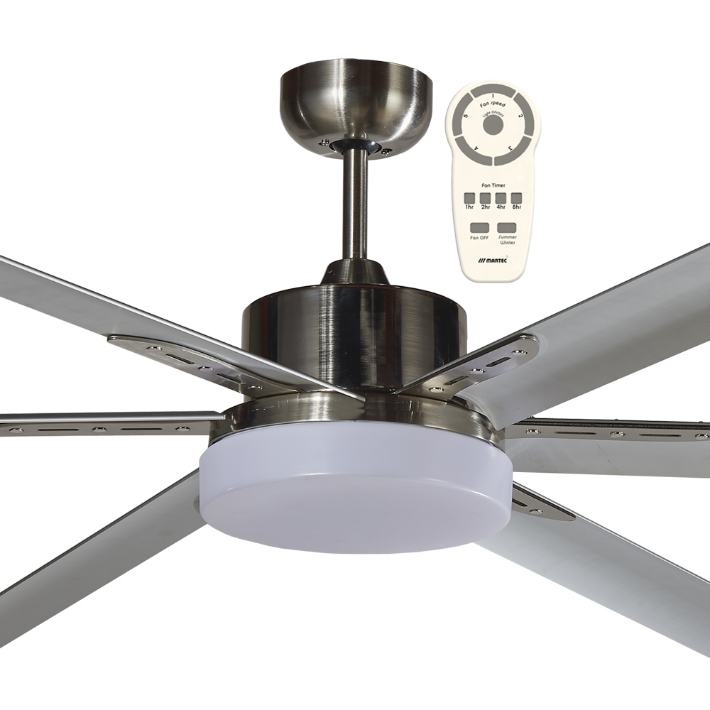 Albatross 72" DC Ceiling Fan With 24W LED Light and Remote Martec