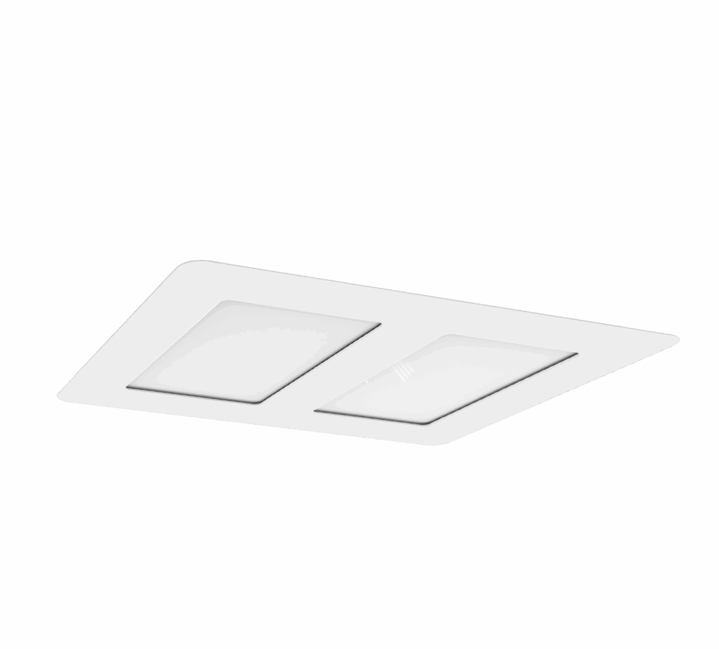 Aspire II Bathroom Heater and Exhaust Fan with Tricolour LED Light