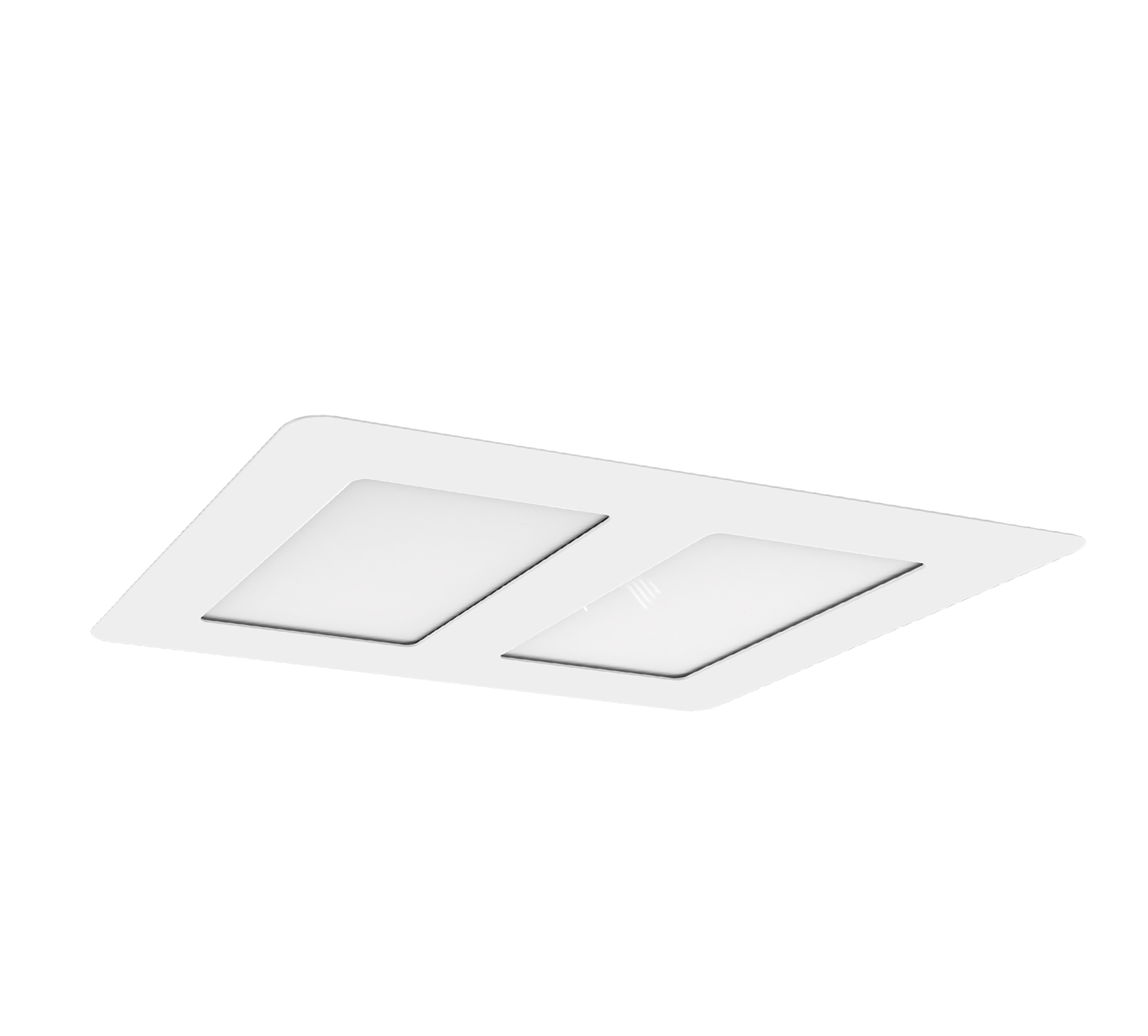 Aspire II Bathroom Heater and Exhaust Fan with Tricolour LED Light
