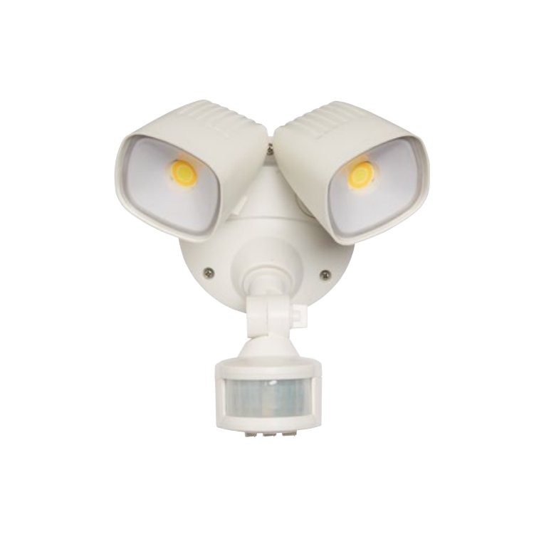 twin security light with PIR