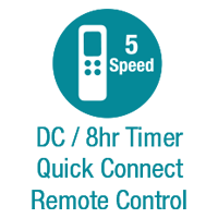 5-Speed-DC-8hr-Timer-Remote-Control