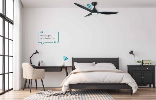 Avoca DC 48″ & 52″ Smart Ceiling Fan With WIFI Remote Control + LED Light - Image 4