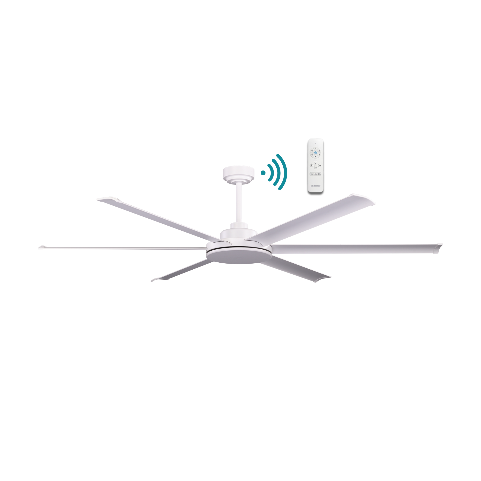 Albatross II DC 65", 72"or 84" Smart Ceiling Fan With WIFI Remote Control - Image 2